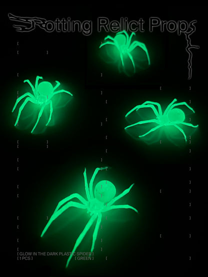 Glow-in-the-dark Widow Spider Earring