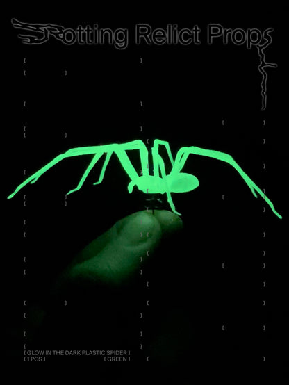 Glow-in-the-dark Giant House Spider Earring