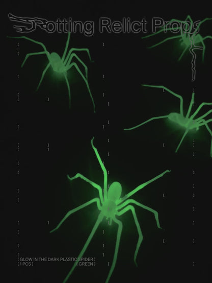 Glow-in-the-dark Giant House Spider Earring