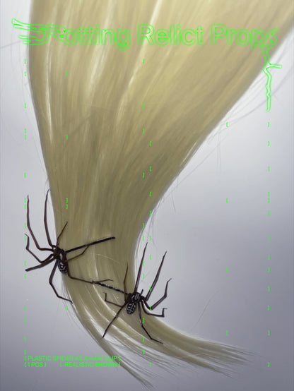 Realistic Brown Giant House Spider Hair Clip