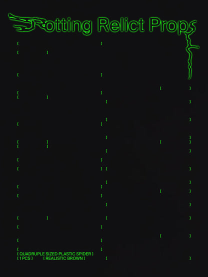 Realistic Brown Monster House Spider Prop