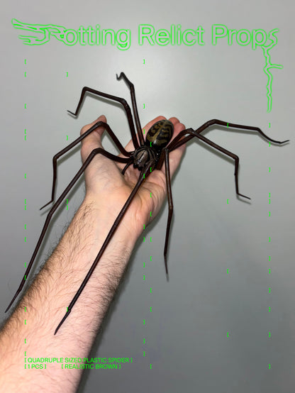 Realistic Brown Monster House Spider Prop