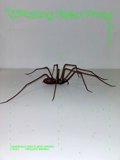 Realistic Brown Monster House Spider Prop