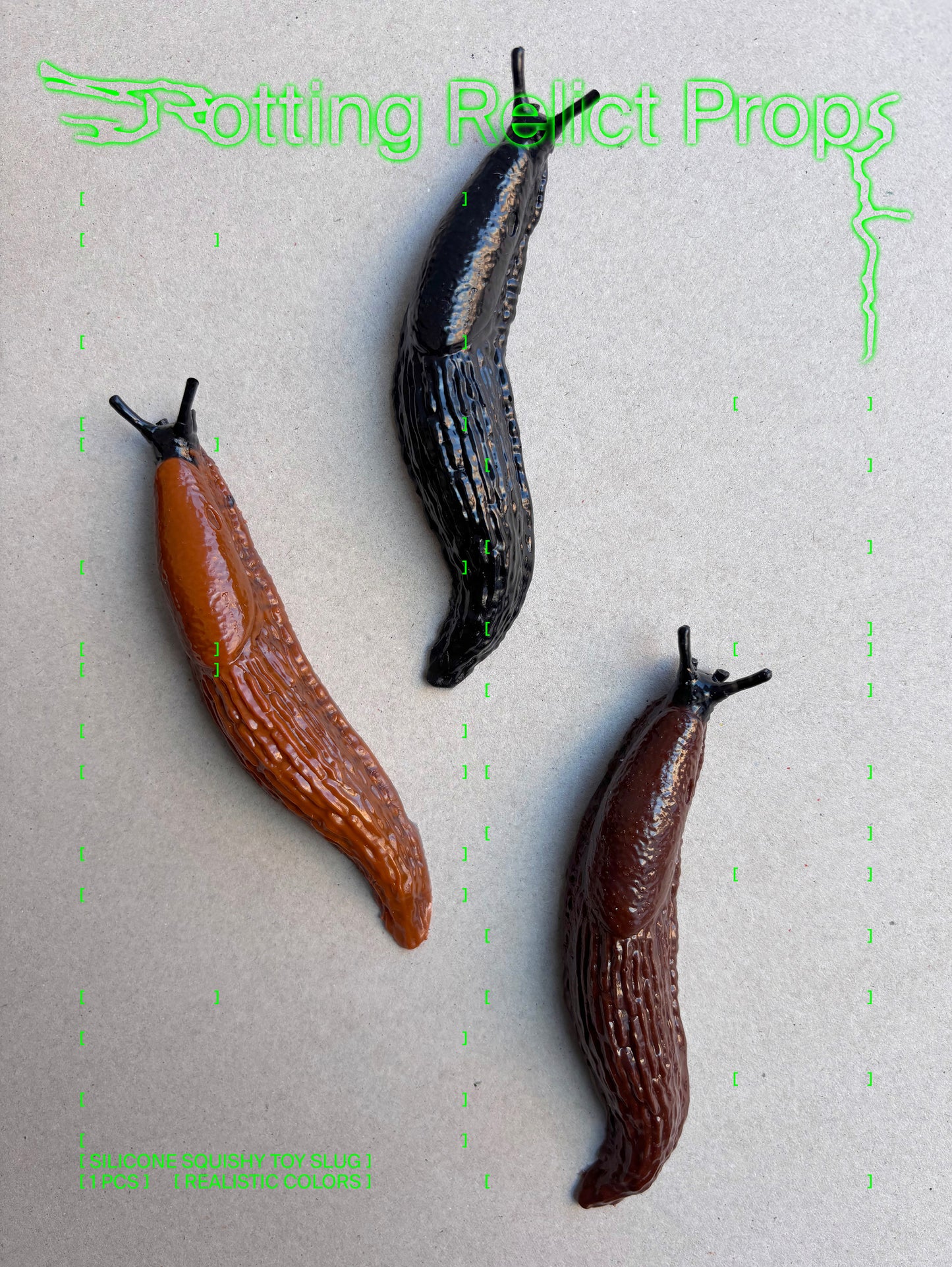 Realistic Slug Squishy Toy