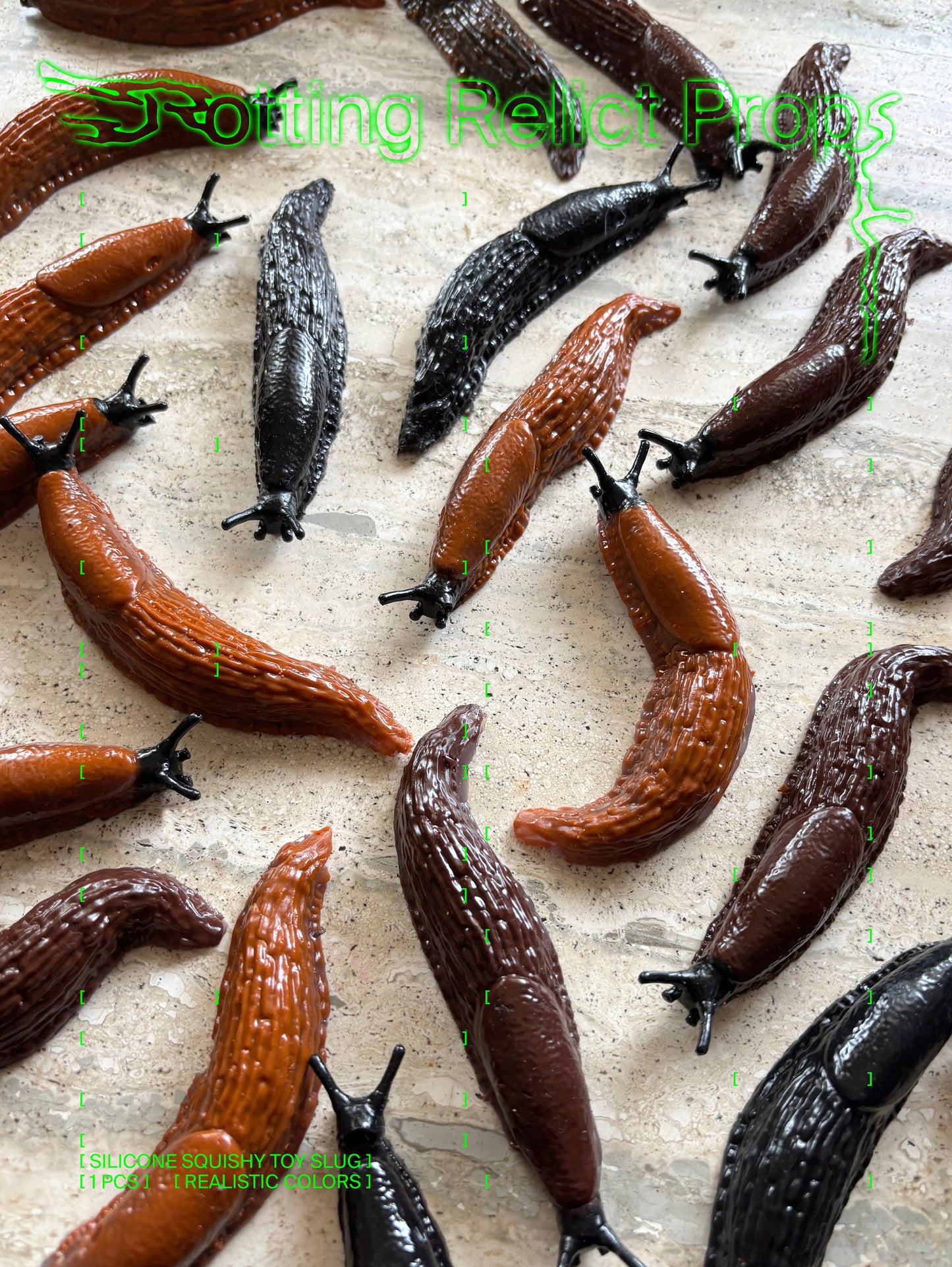 Realistic Slug Squishy Toy